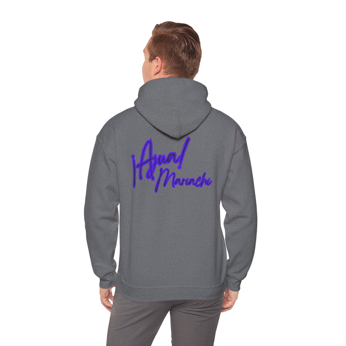 Purple Ajua Unisex Heavy Blend™ Hooded Sweatshirt