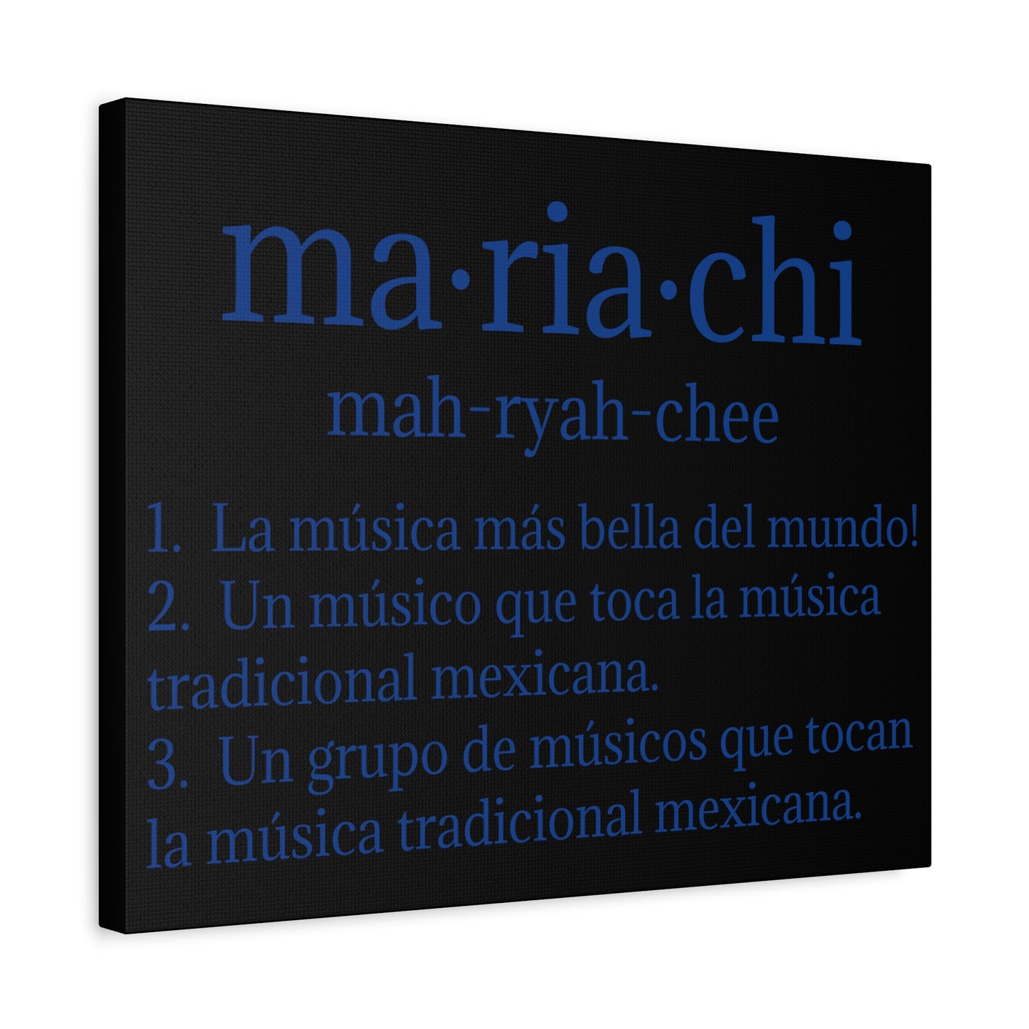 Mariachi Definition Business Matte Canvas, Stretched, 1.25"