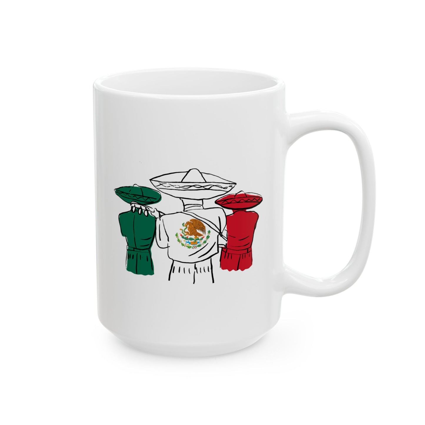 Flag Ceramic Mug, (11oz, 15oz)