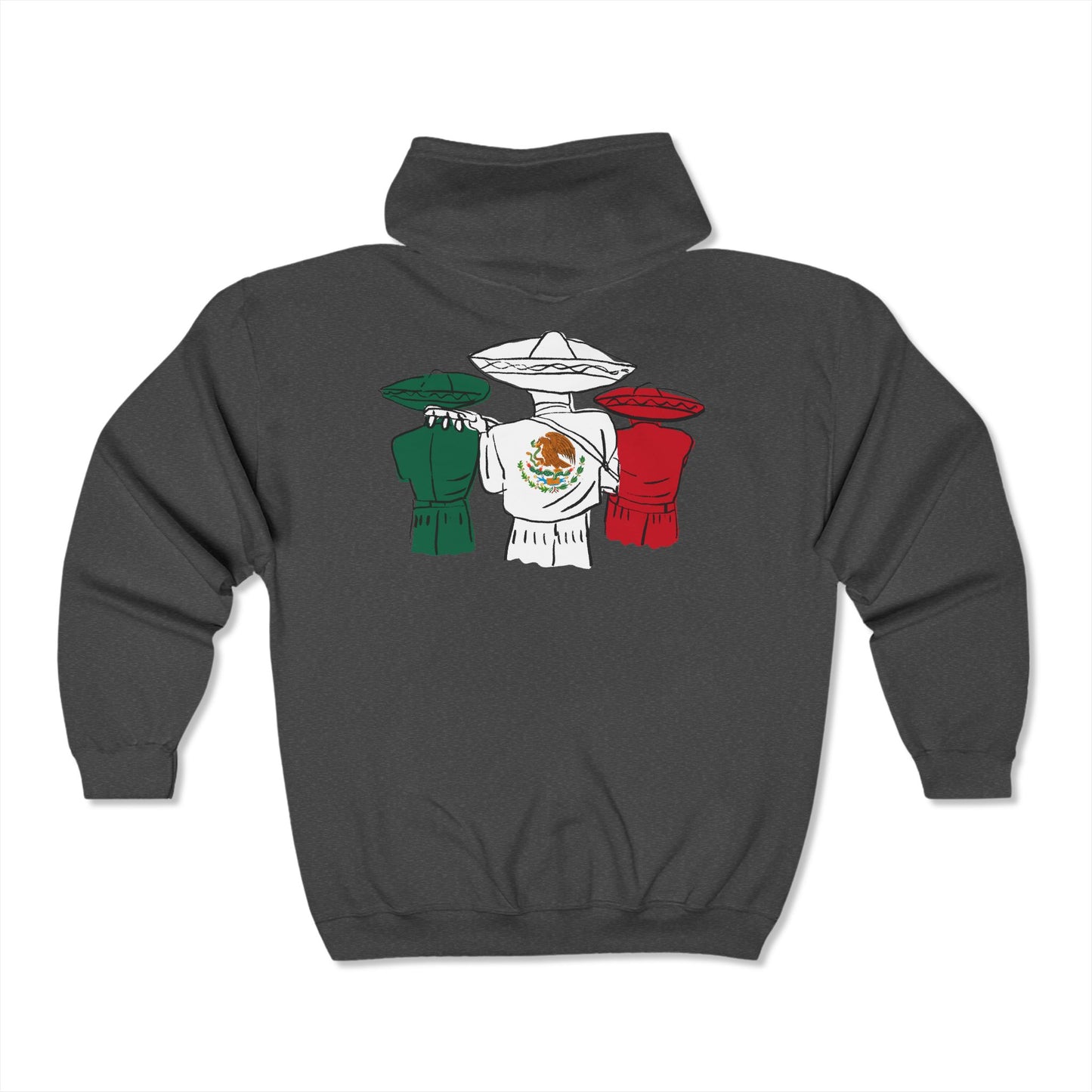 Flag Unisex Heavy Blend™ Full Zip Hooded Sweatshirt