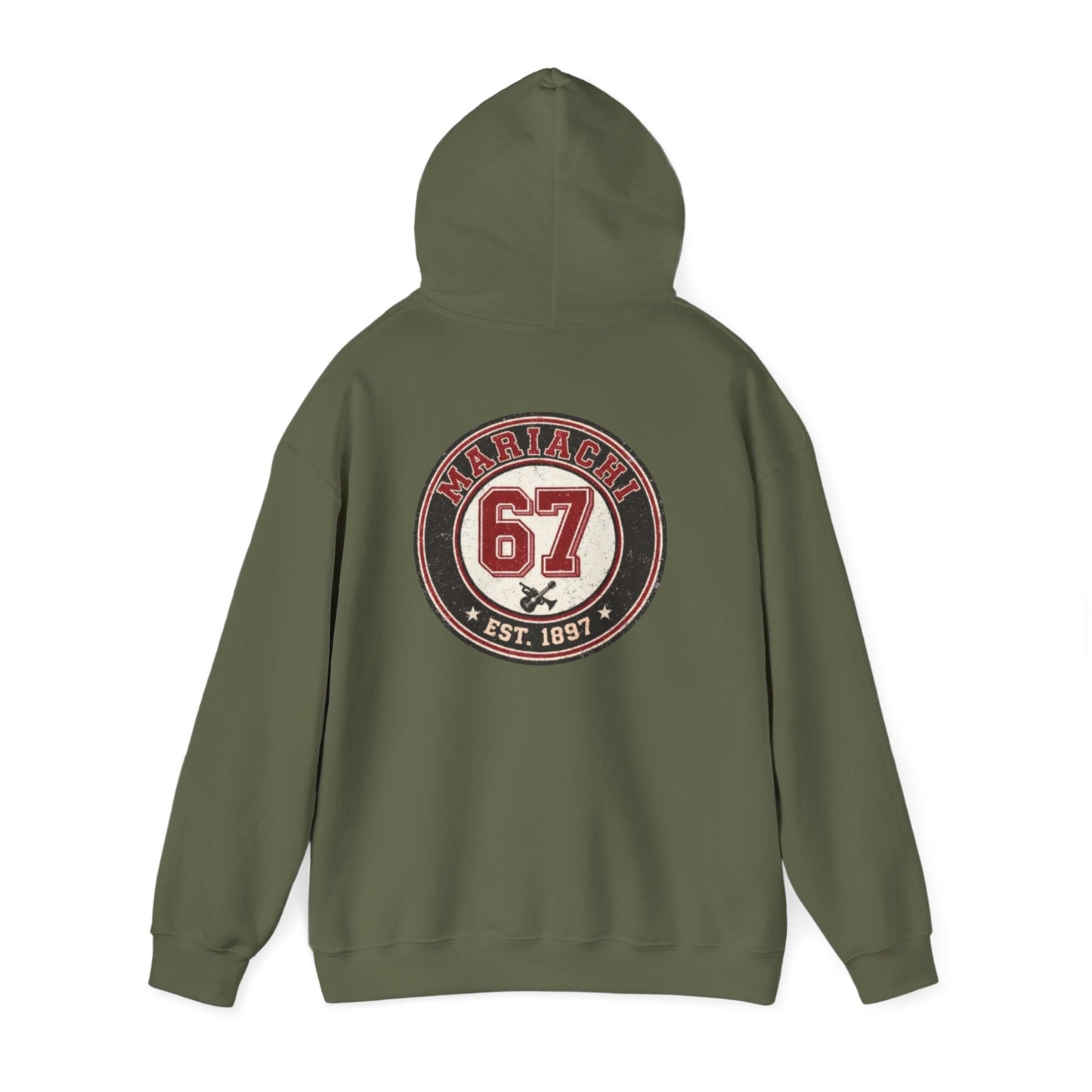 Mariachi 67 Back Unisex Heavy Blend™ Hooded Sweatshirt