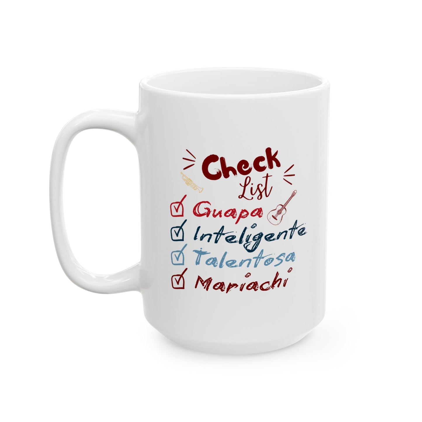 Checklist Guapa Ceramic Mug, (11oz, 15oz)