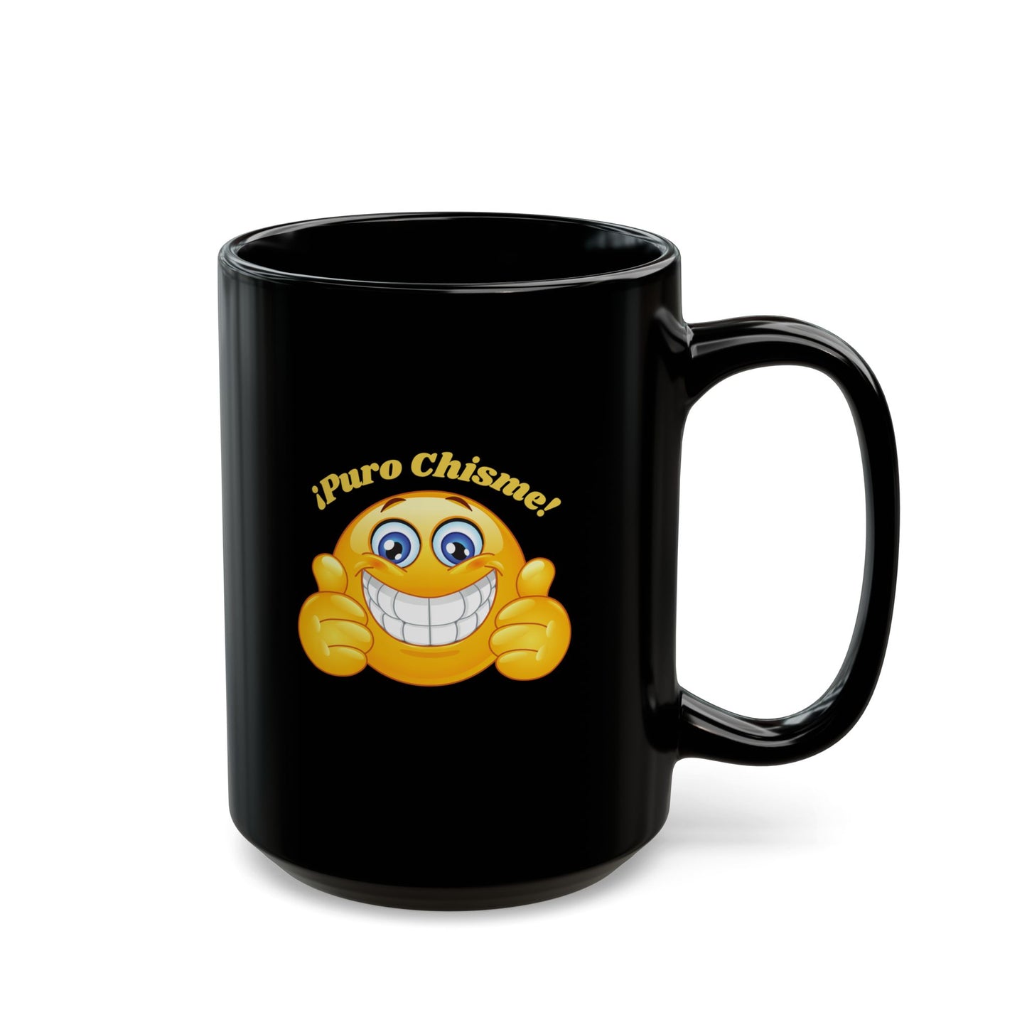 Puro Chisme Black Mug (11oz, 15oz)