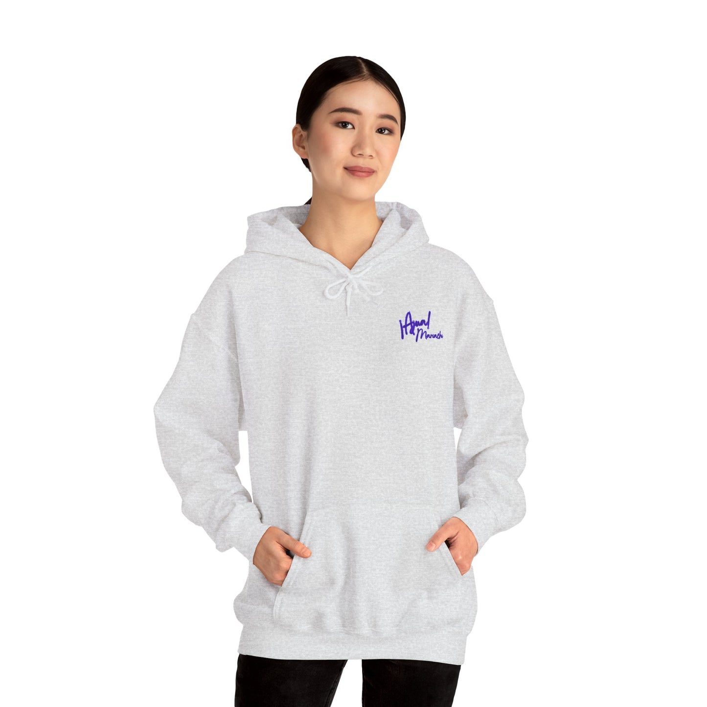 Purple Ajua Unisex Heavy Blend™ Hooded Sweatshirt