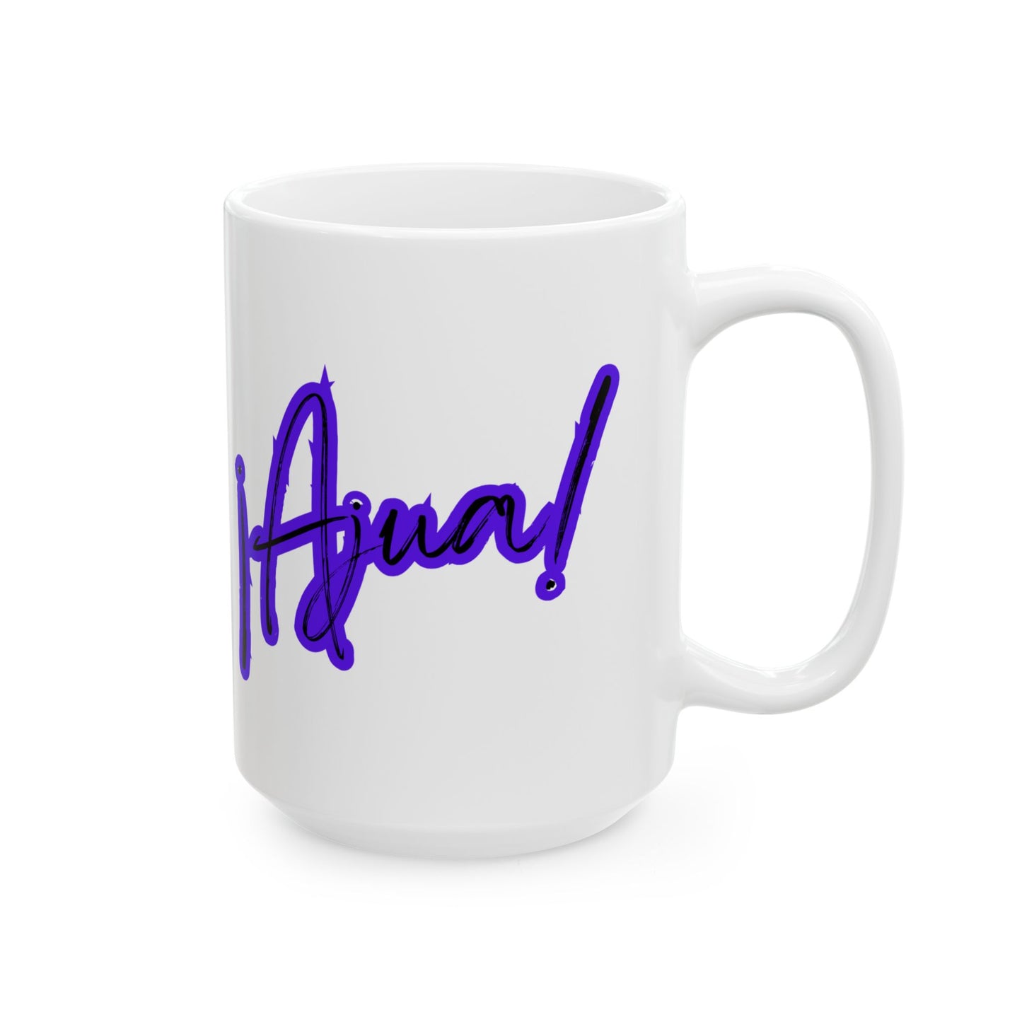 Purple Ajua Ceramic Mug, (11oz, 15oz)