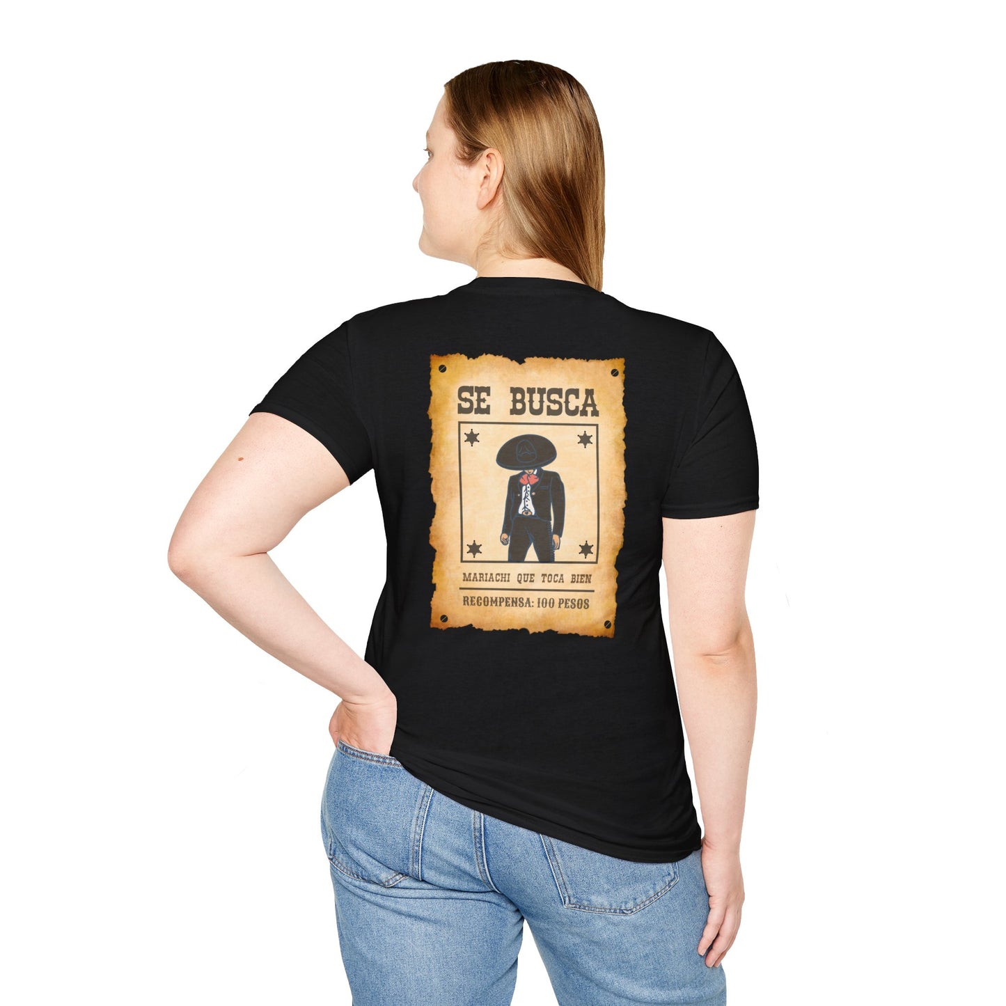 Wanted Mariachi Toca Unisex Softstyle T-Shirt
