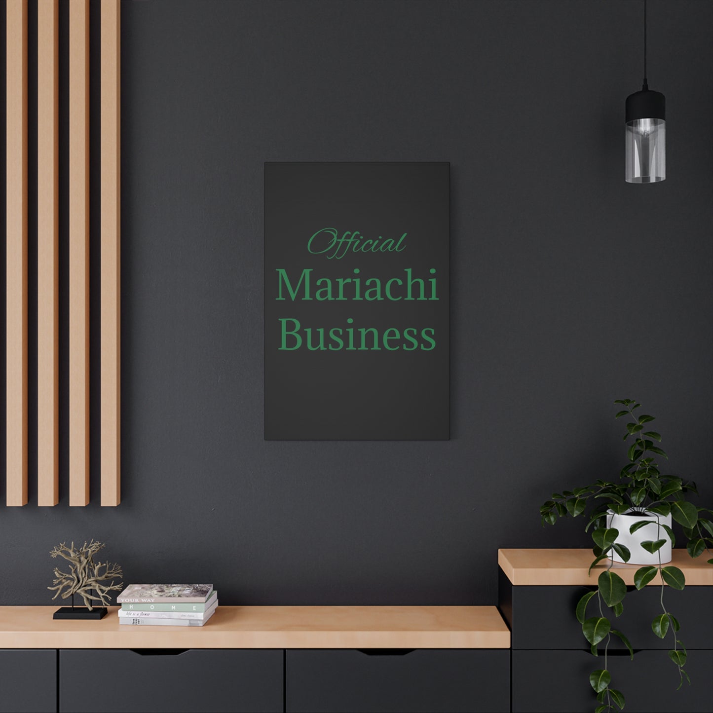 Official Mariachi Business Matte Canvas, Stretched, 1.25"