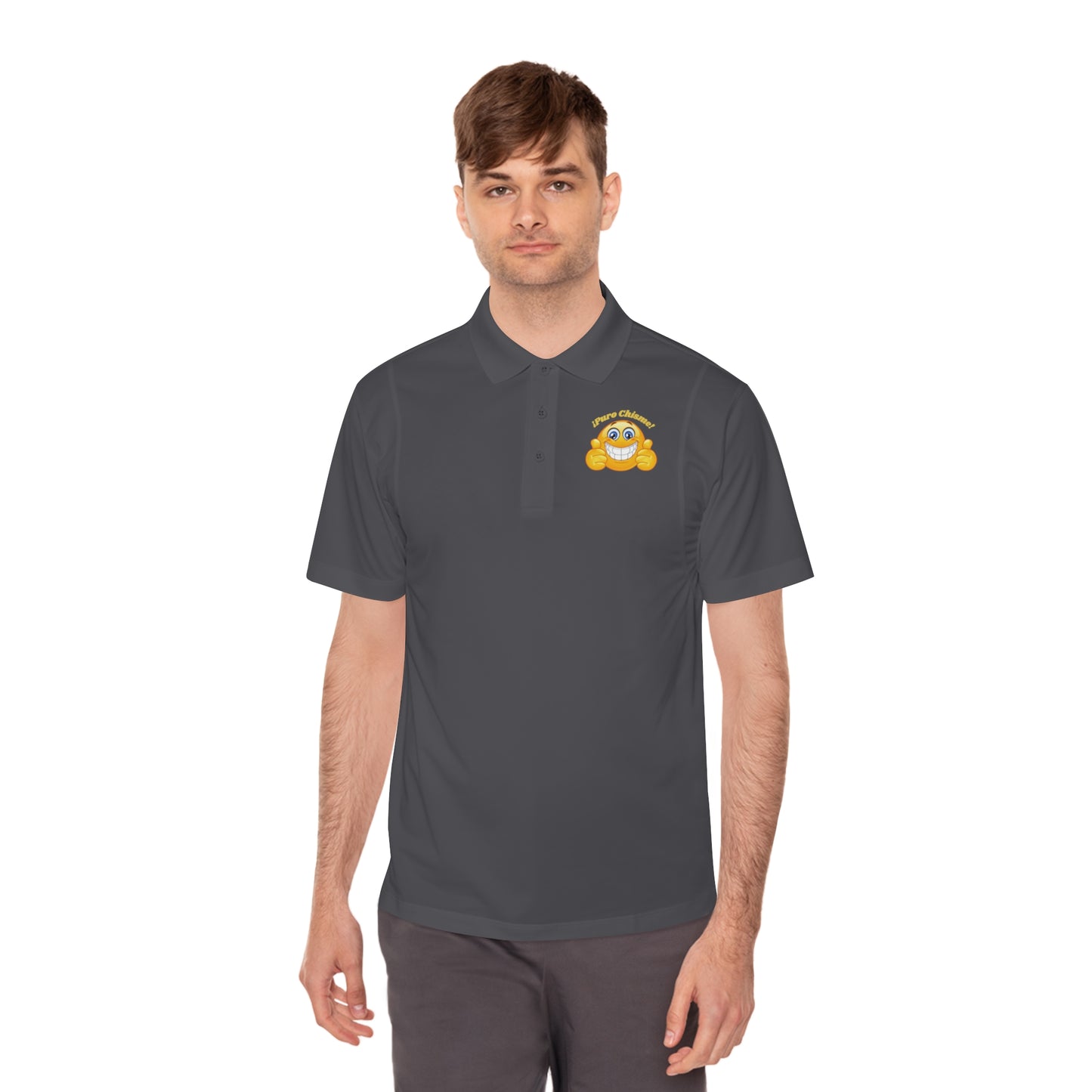 Puro Chisme Men's Sport Polo Shirt
