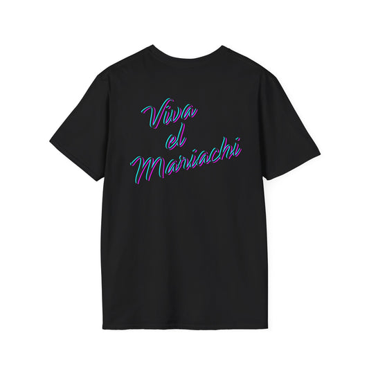 Neon Viva El Mariachi Unisex Softstyle T-Shirt