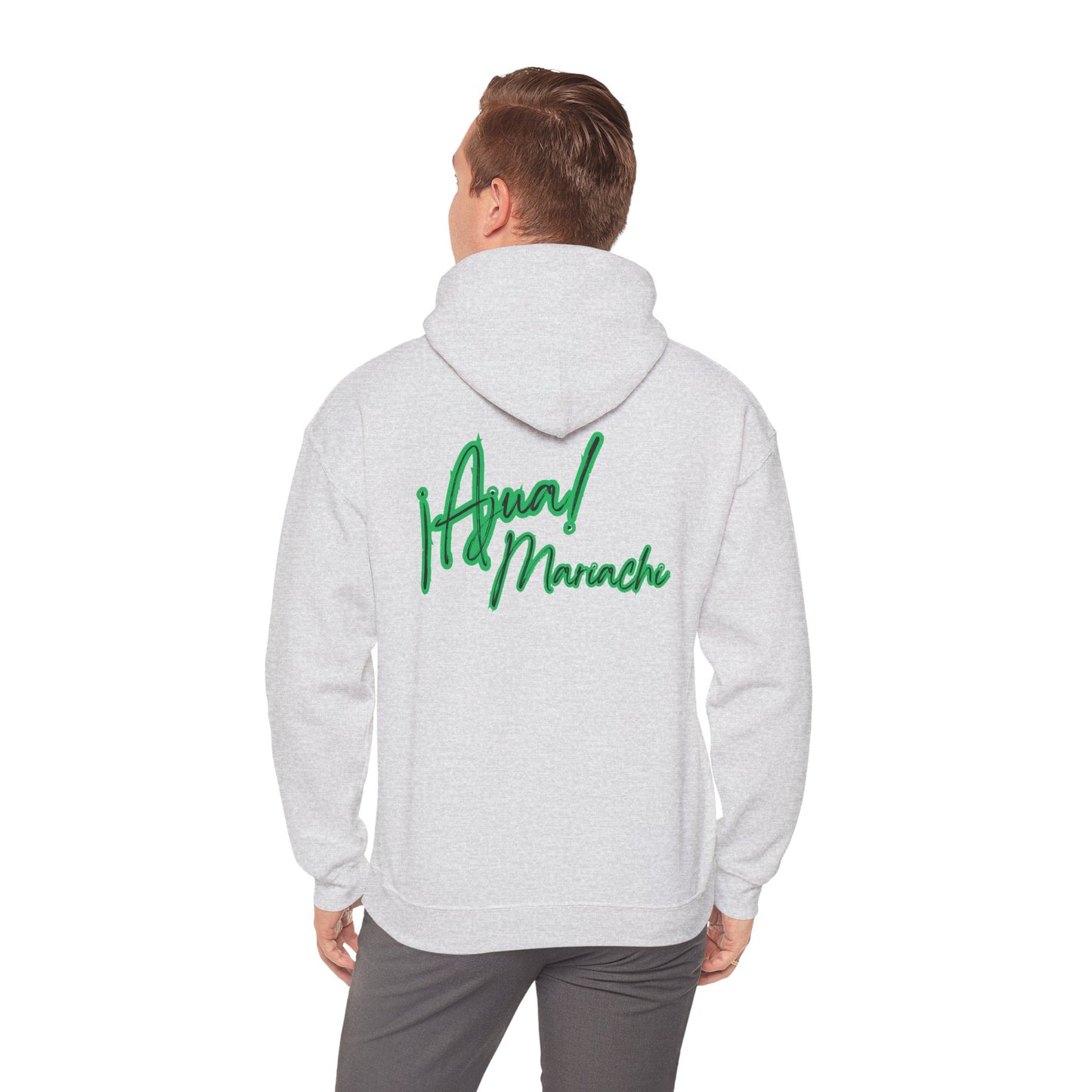 Green Ajua Unisex Heavy Blend™ Hooded Sweatshirt
