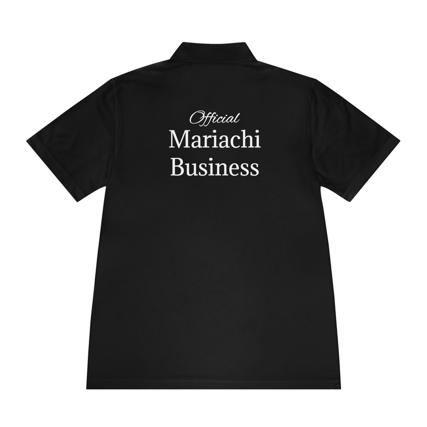 Official Mariachi Business Guitarra Men's Sport Polo Shirt