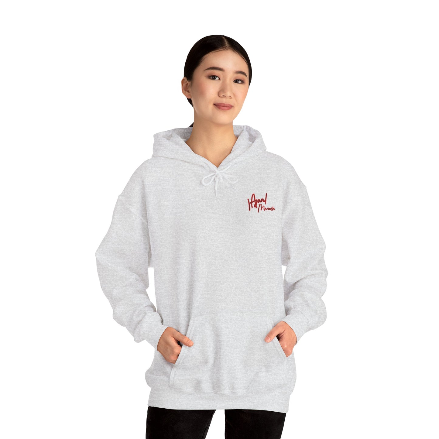 Red Ajua Unisex Heavy Blend™ Hooded Sweatshirt