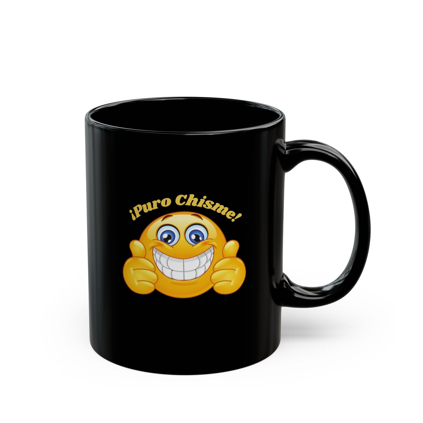 Puro Chisme Black Mug (11oz, 15oz)