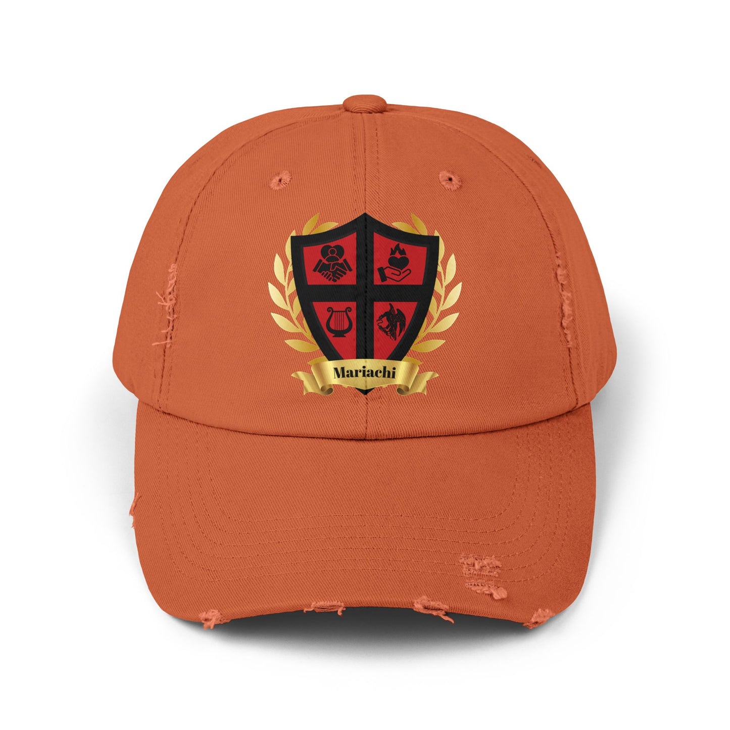 Shield Unisex Distressed Cap