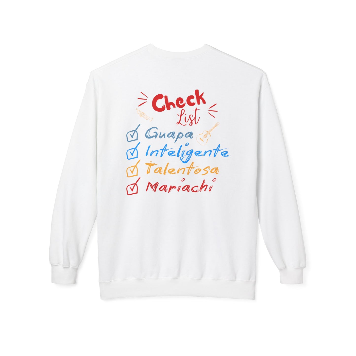Checklist Guapa Unisex Midweight Softstyle Fleece Crewneck Sweatshirt