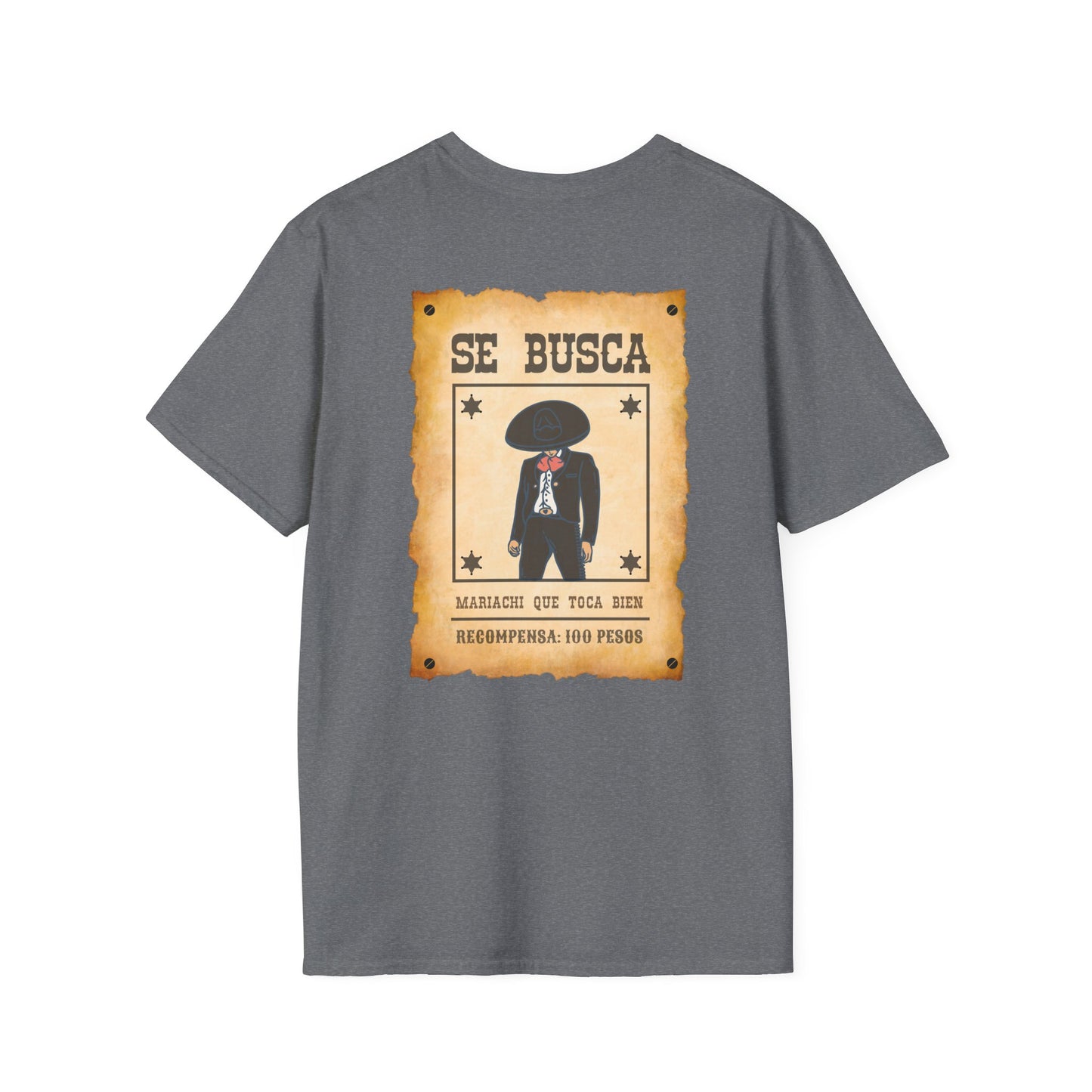 Wanted Mariachi Toca Unisex Softstyle T-Shirt