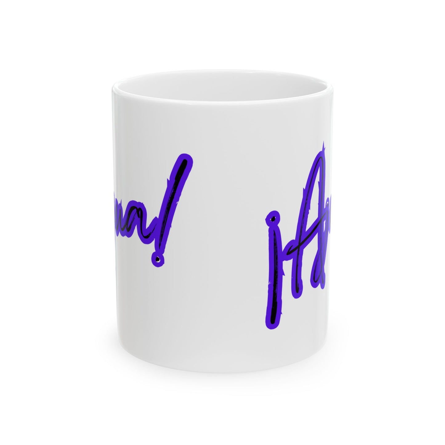 Purple Ajua Ceramic Mug, (11oz, 15oz)