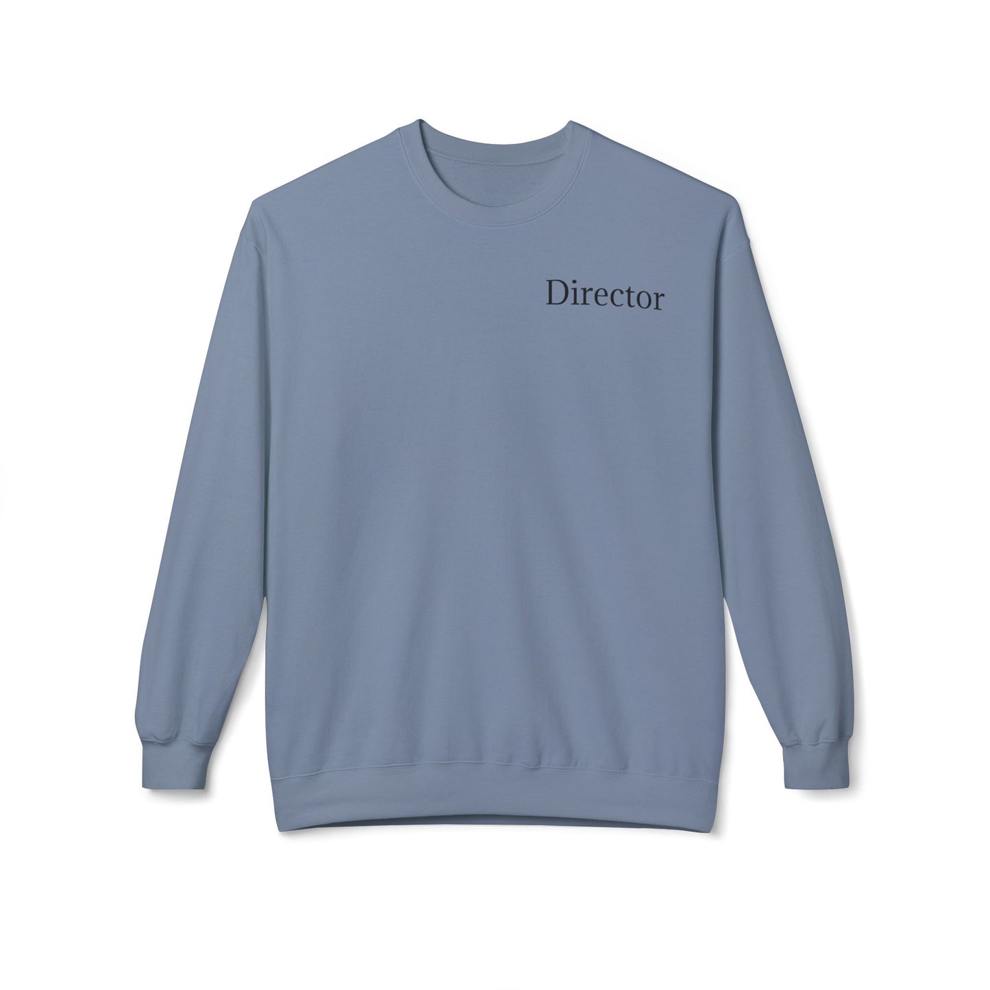 Dedication Passion Honor Director Unisex Midweight Softstyle Fleece Crewneck Sweatshirt