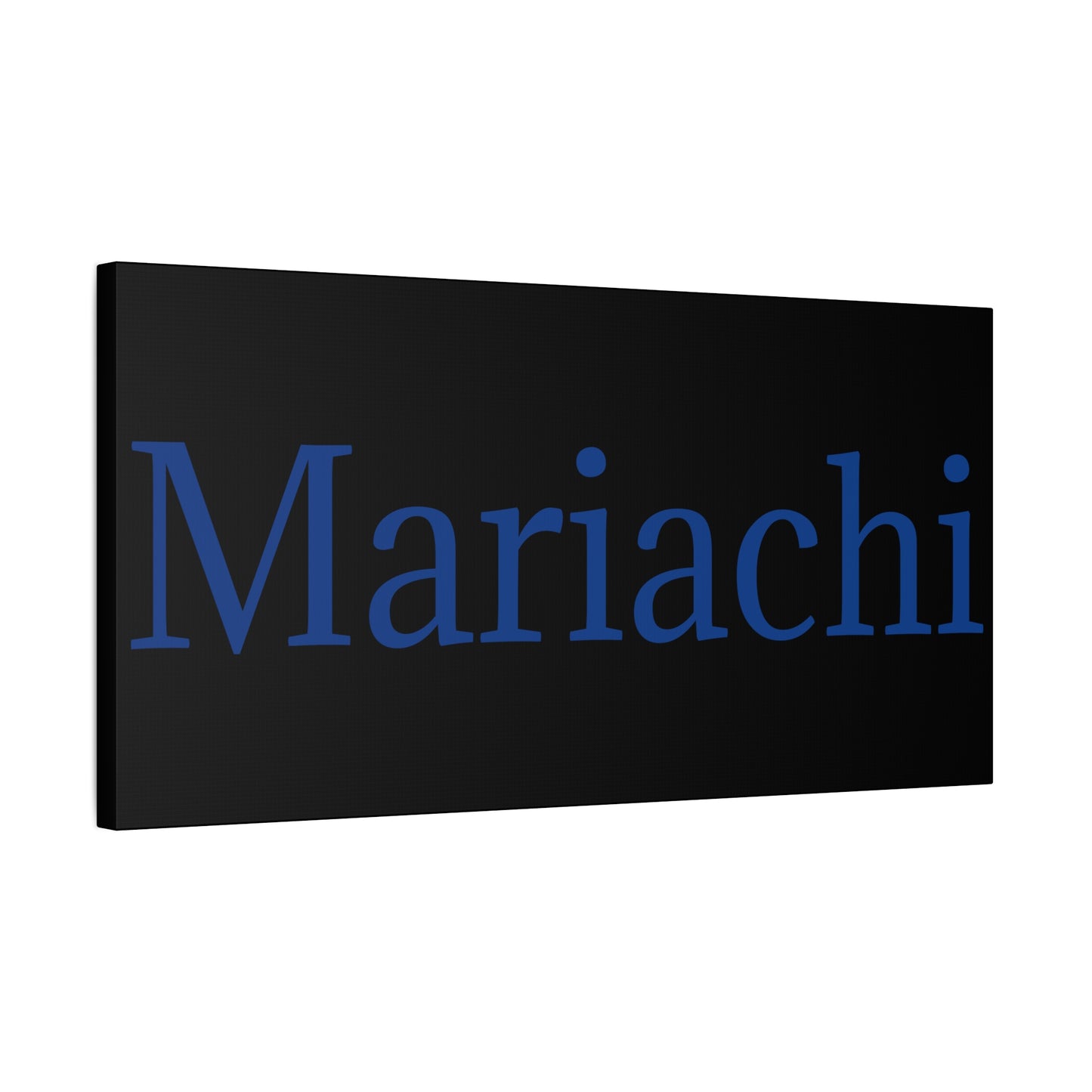 Blue Mariachi Matte Canvas, Stretched, 1.25"