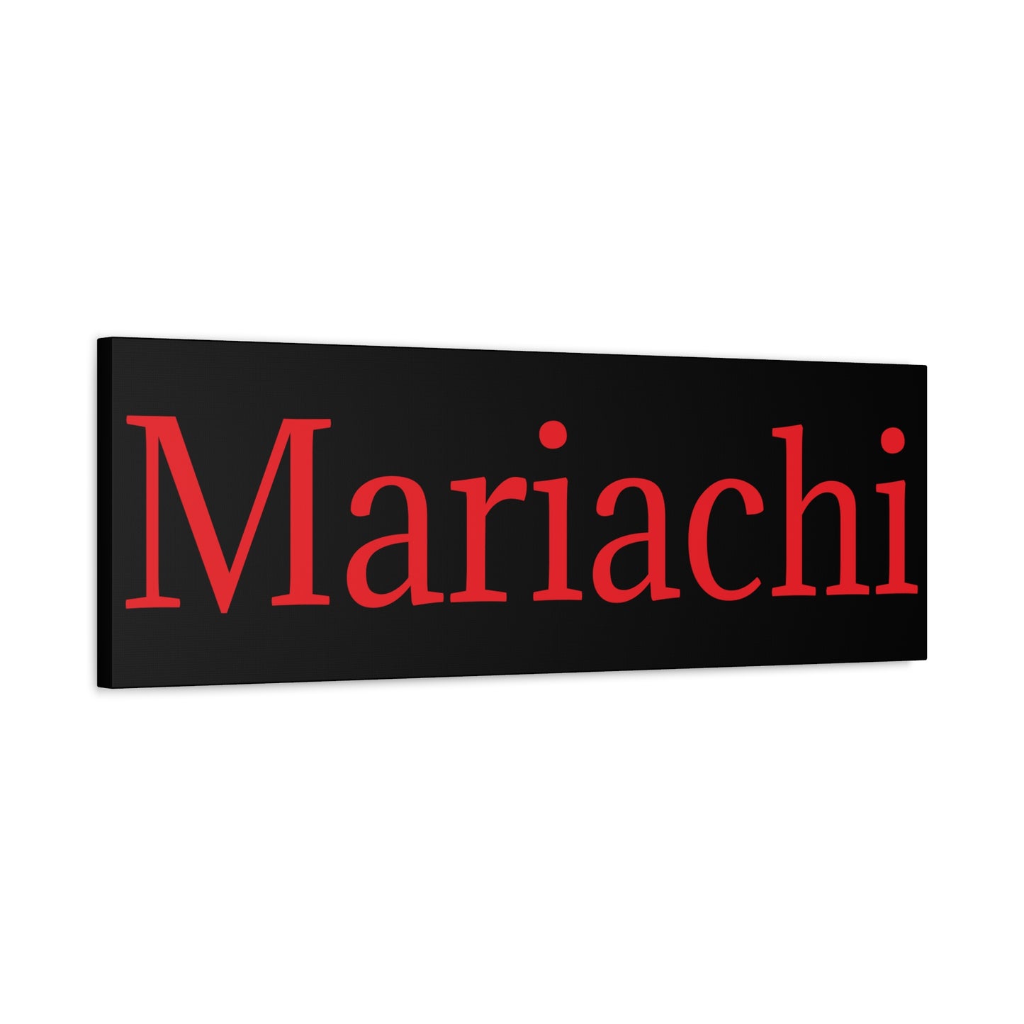 Red Mariachi Matte Canvas, Stretched, 1.25"