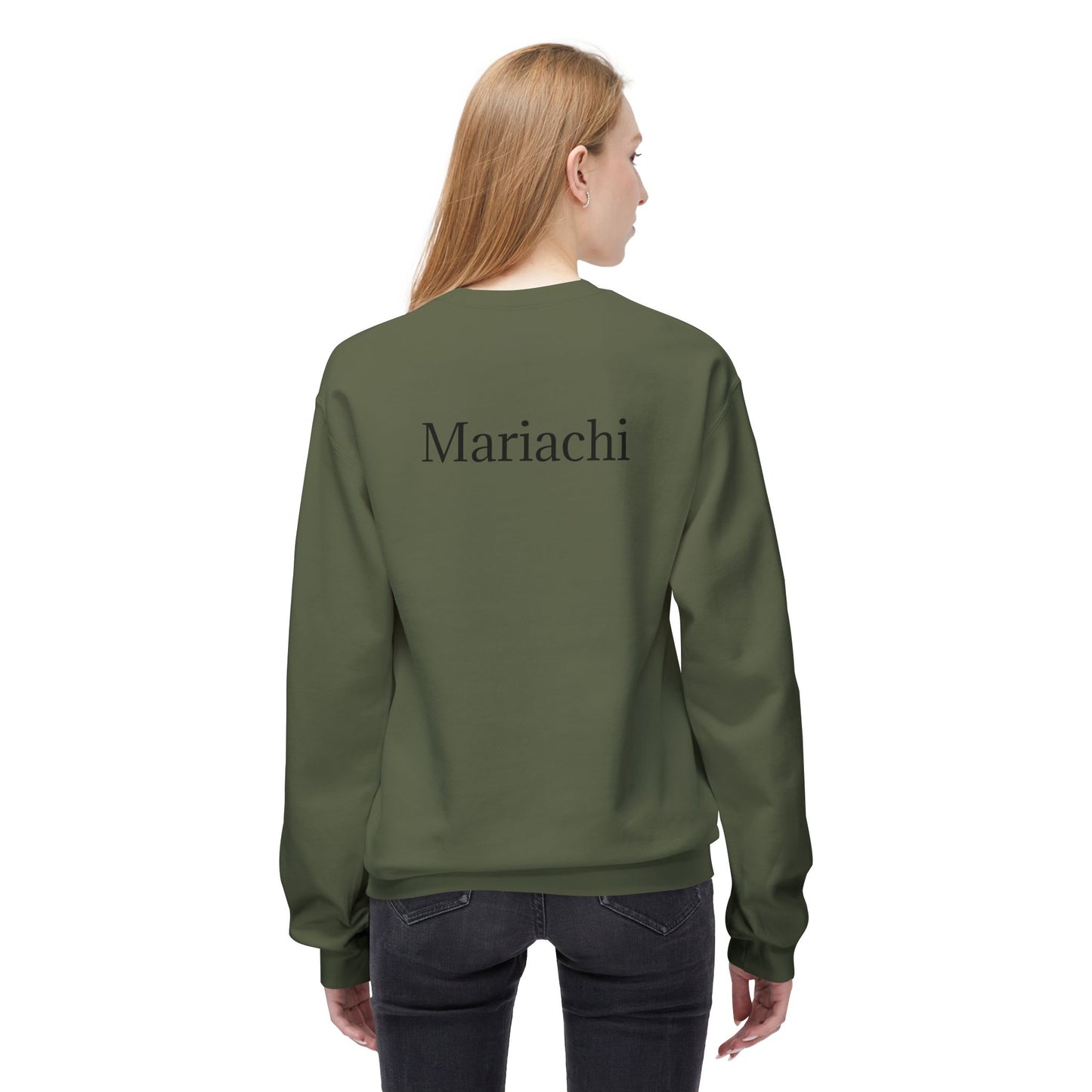 Mariachi Guitarron Unisex Midweight Softstyle Fleece Crewneck Sweatshirt