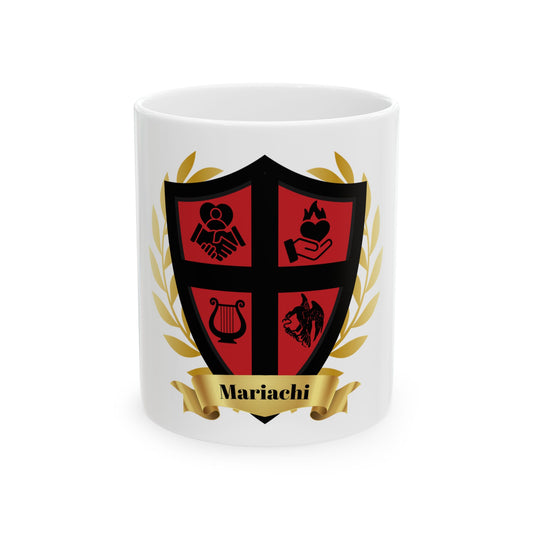 Shield Ceramic Mug, (11oz, 15oz)