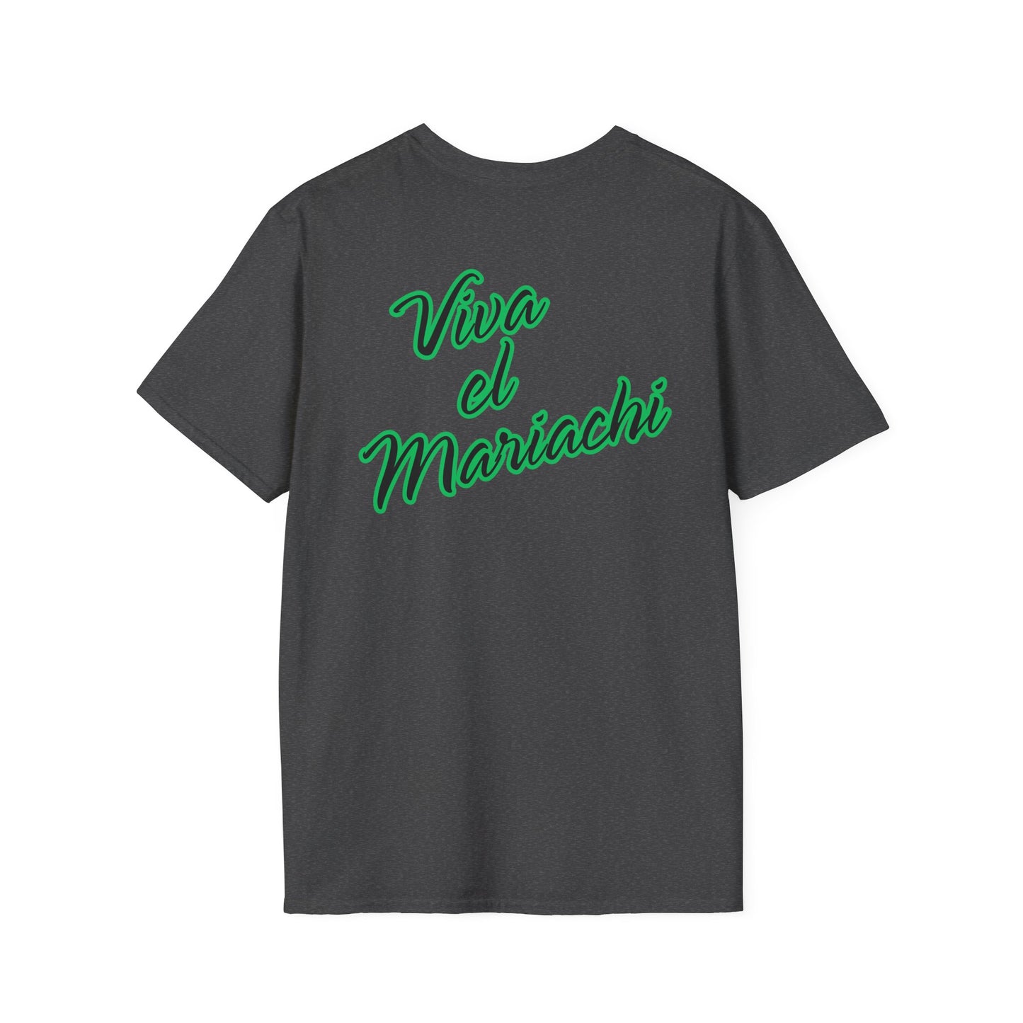 Green Viva El Mariachi Unisex Softstyle T-Shirt