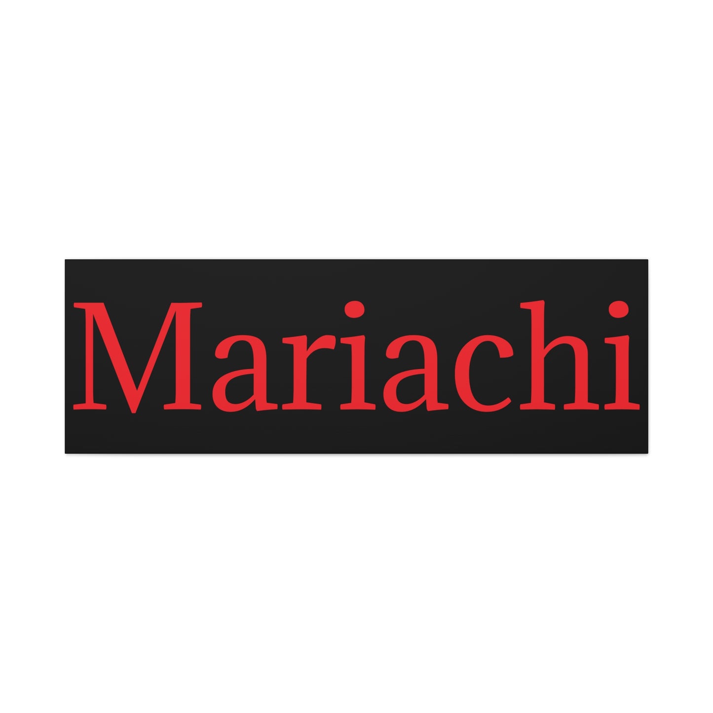 Red Mariachi Matte Canvas, Stretched, 1.25"