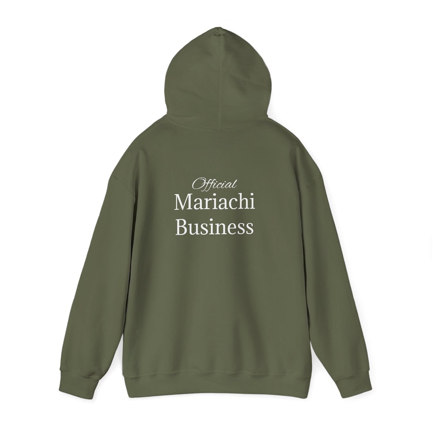 Official Mariachi Business Guitarrón Unisex Heavy Blend™ Hooded Sweatshirt