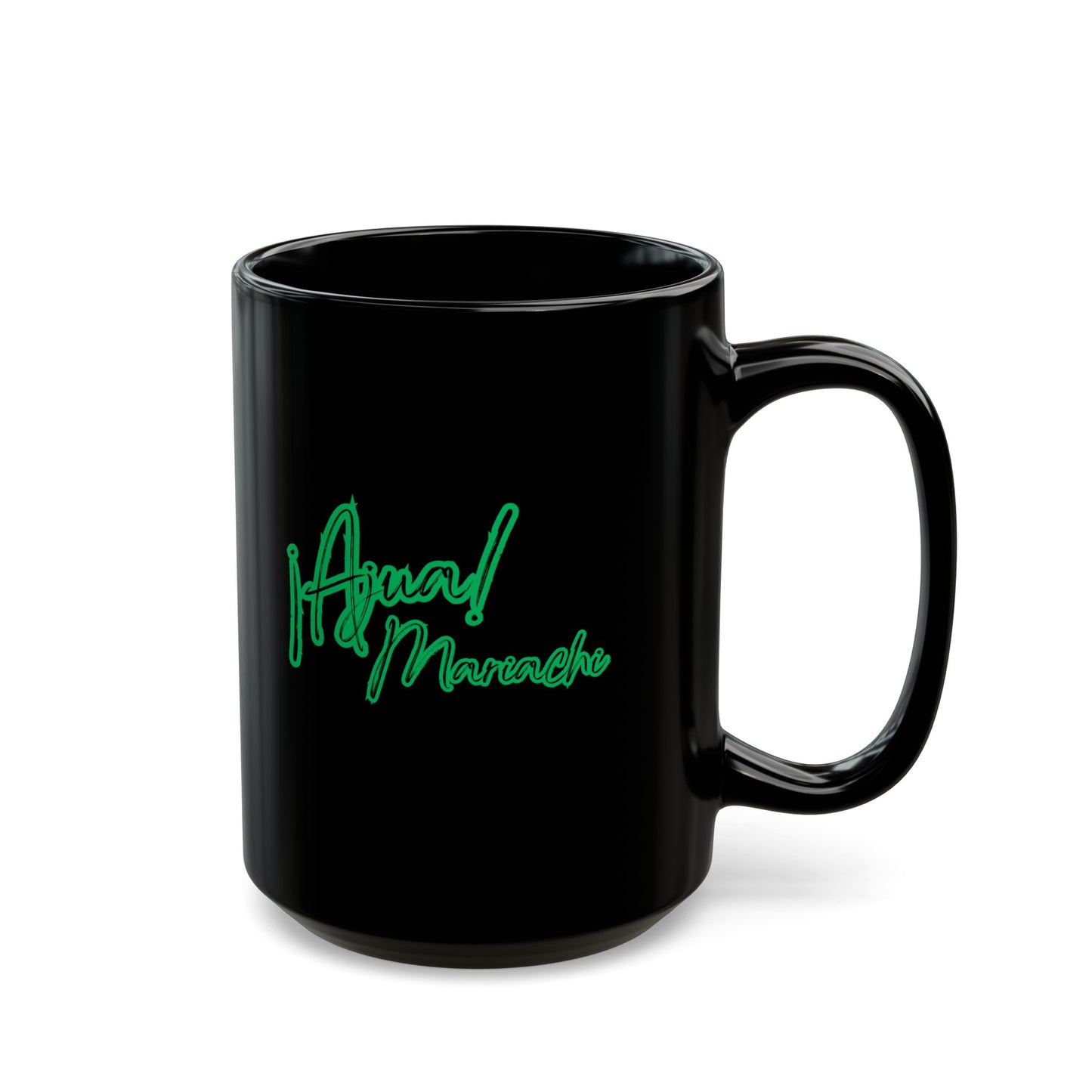 Green Ajua Black Mug (11oz, 15oz)