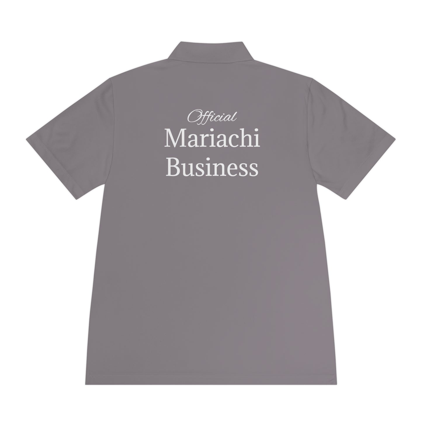 Official Mariachi Business Guitarron Men's Sport Polo Shirt