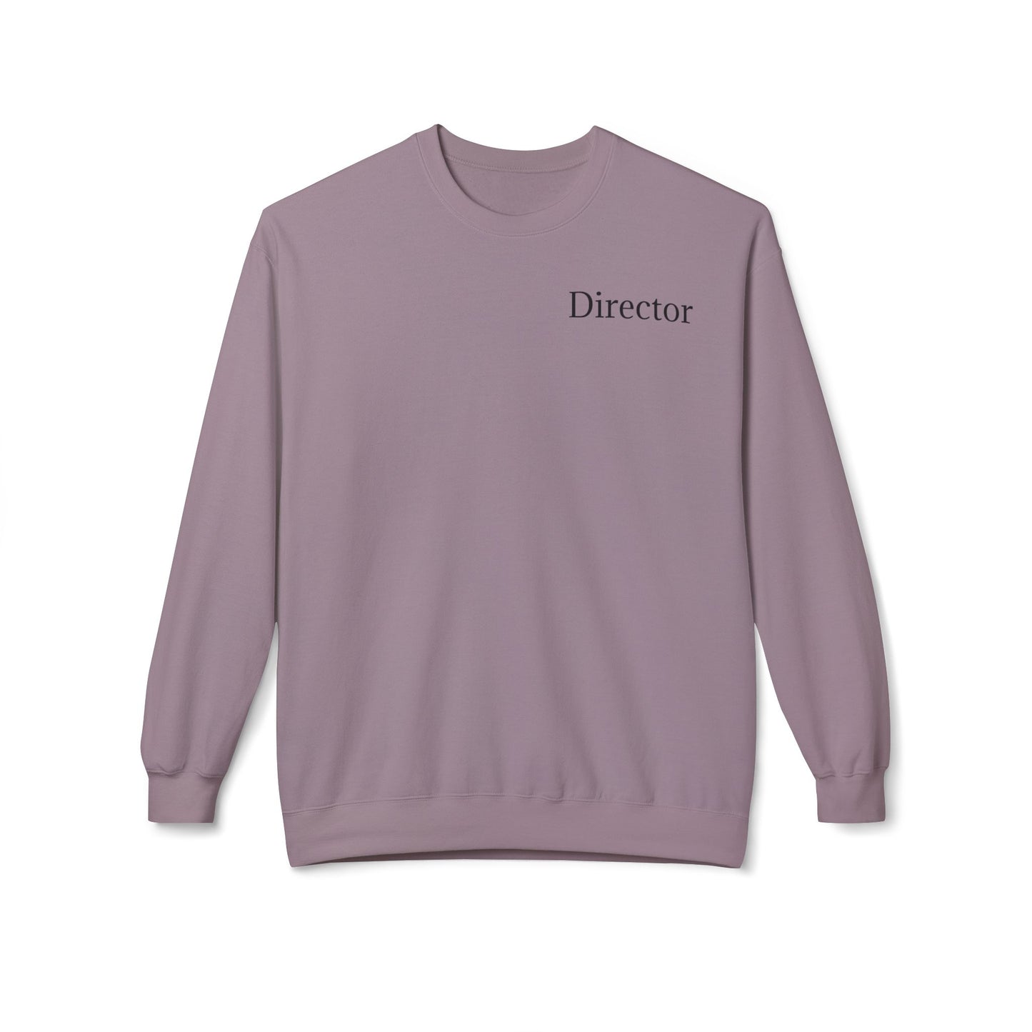 Dedication Passion Honor Director Unisex Midweight Softstyle Fleece Crewneck Sweatshirt