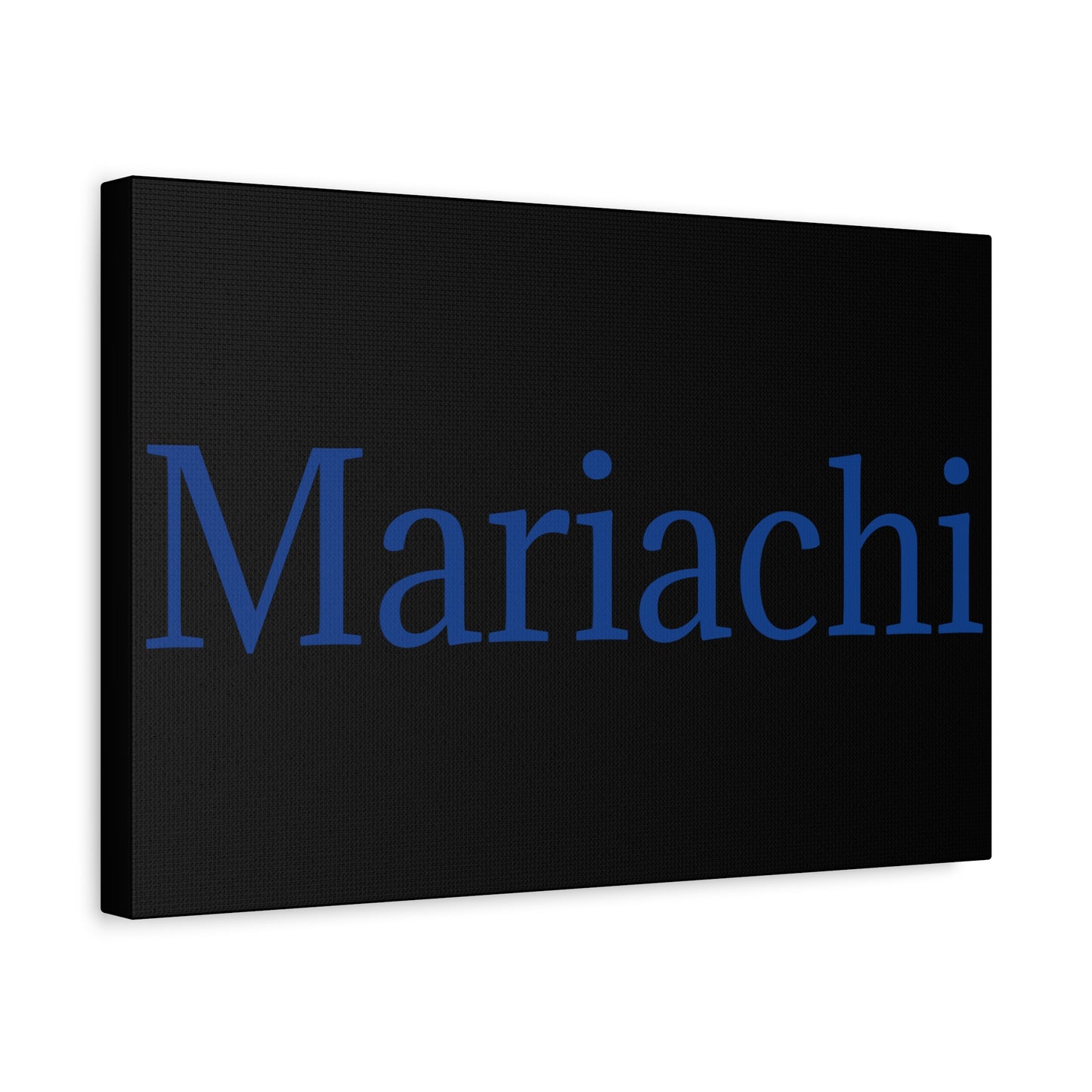 Blue Mariachi Matte Canvas, Stretched, 1.25"