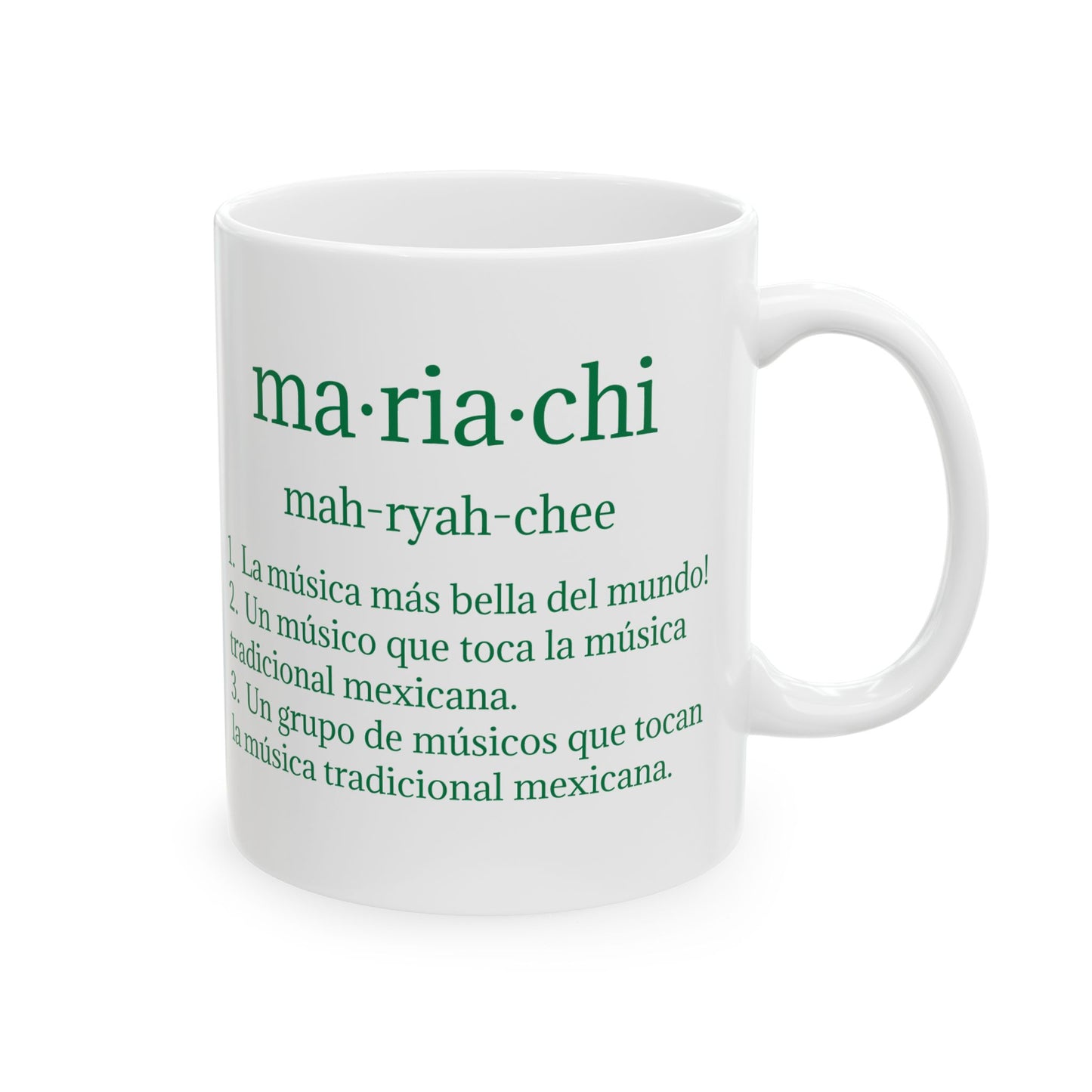 Mariachi Definition Ceramic Mug, (11oz, 15oz)