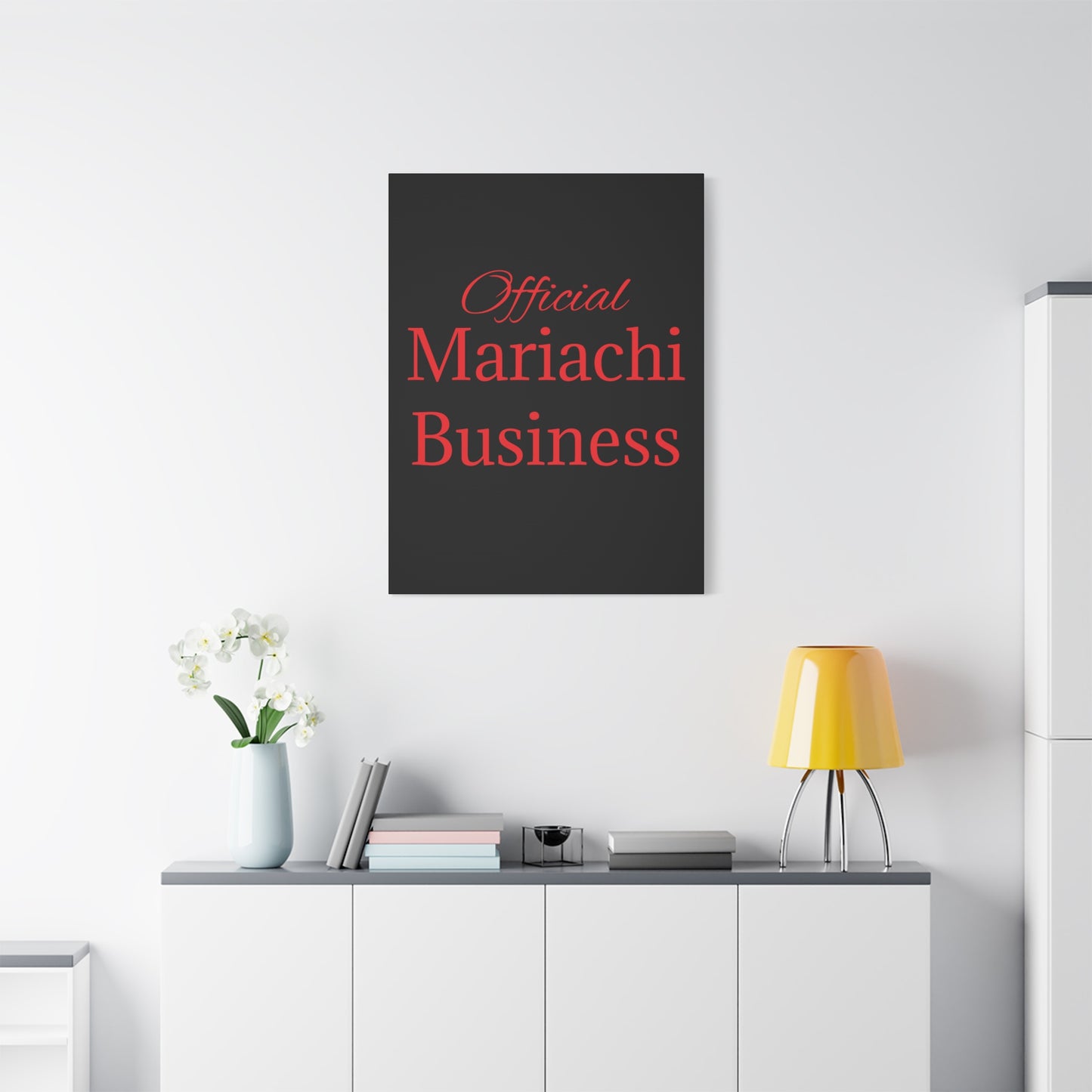 Official Mariachi Business Matte Canvas, Stretched, 1.25"