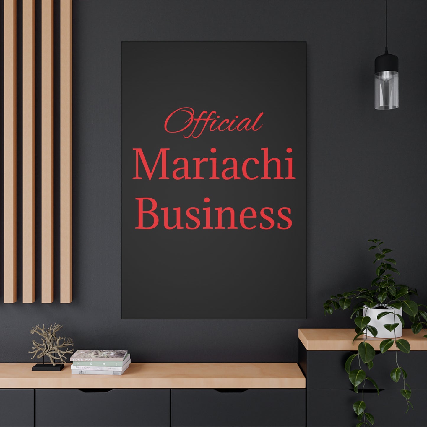 Official Mariachi Business Matte Canvas, Stretched, 1.25"