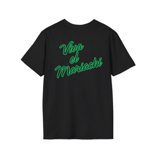 Green Viva El Mariachi Unisex Softstyle T-Shirt