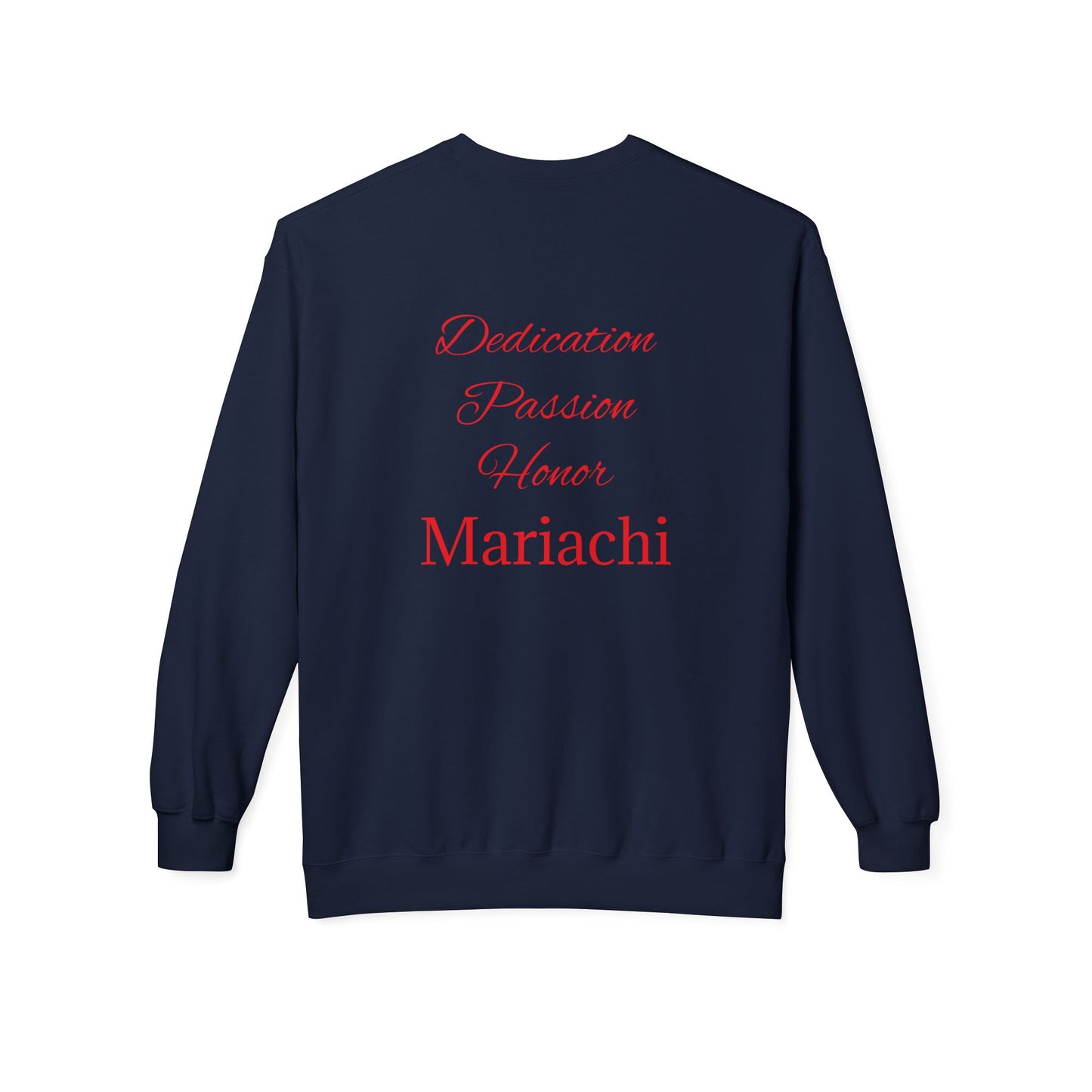 Dedication Passion Honor Vihuela Unisex Midweight Softstyle Fleece Crewneck Sweatshirt