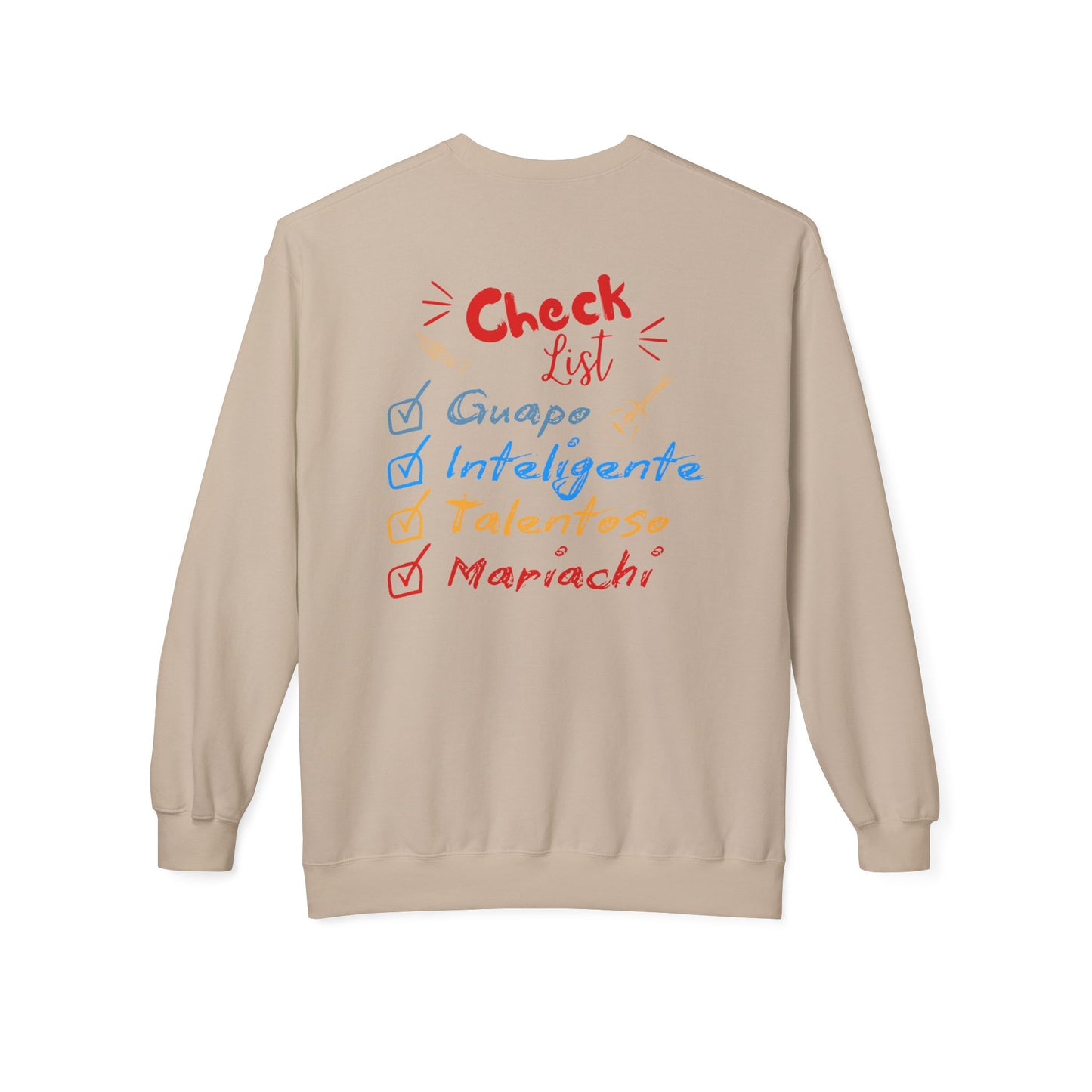 Checklist Guapo Unisex Midweight Softstyle Fleece Crewneck Sweatshirt