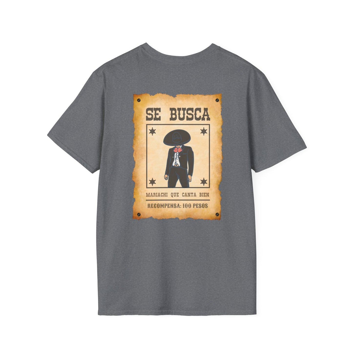 Wanted Mariachi Canta Unisex Softstyle T-Shirt