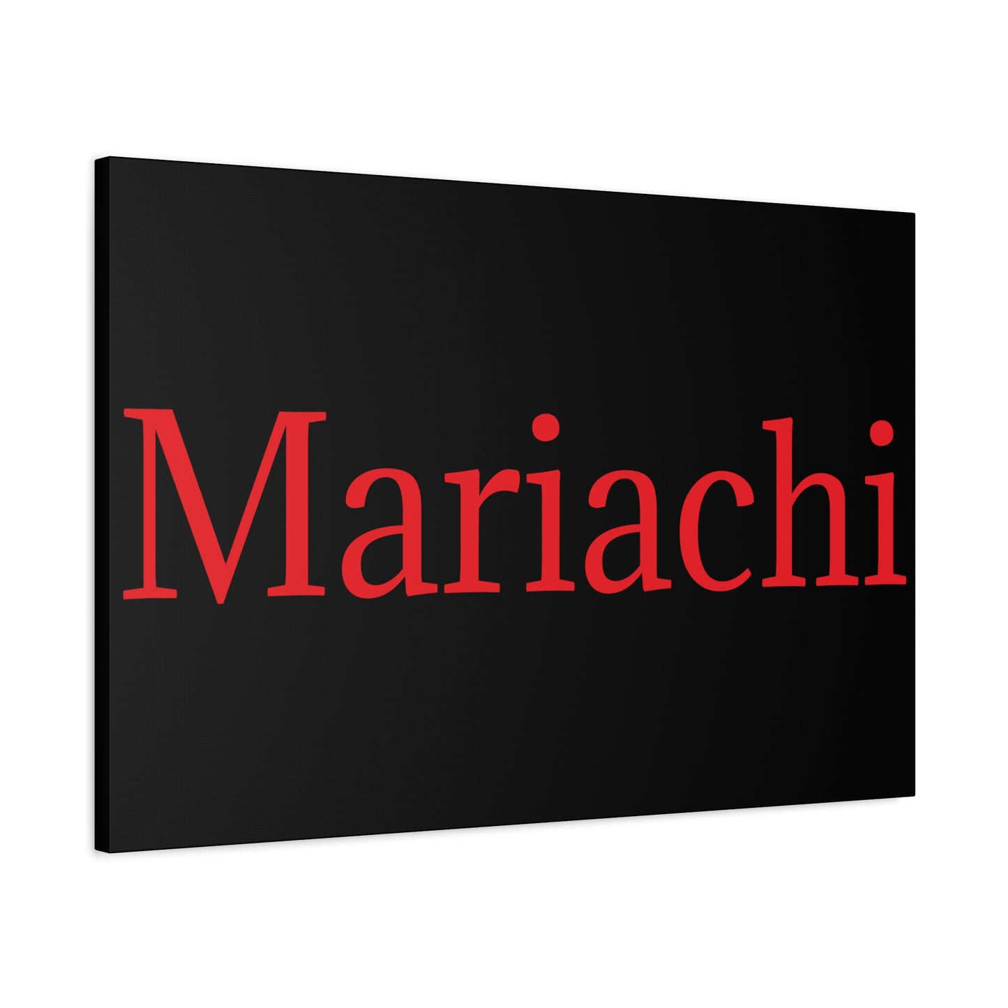 Red Mariachi Matte Canvas, Stretched, 1.25"