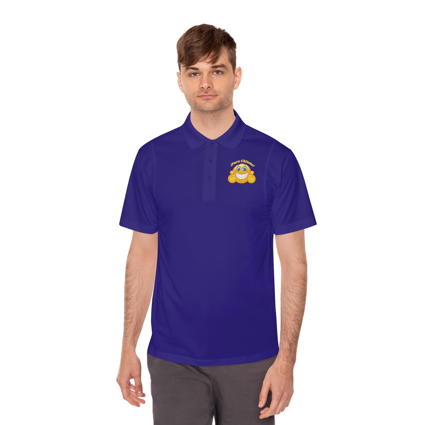 Puro Chisme Men's Sport Polo Shirt