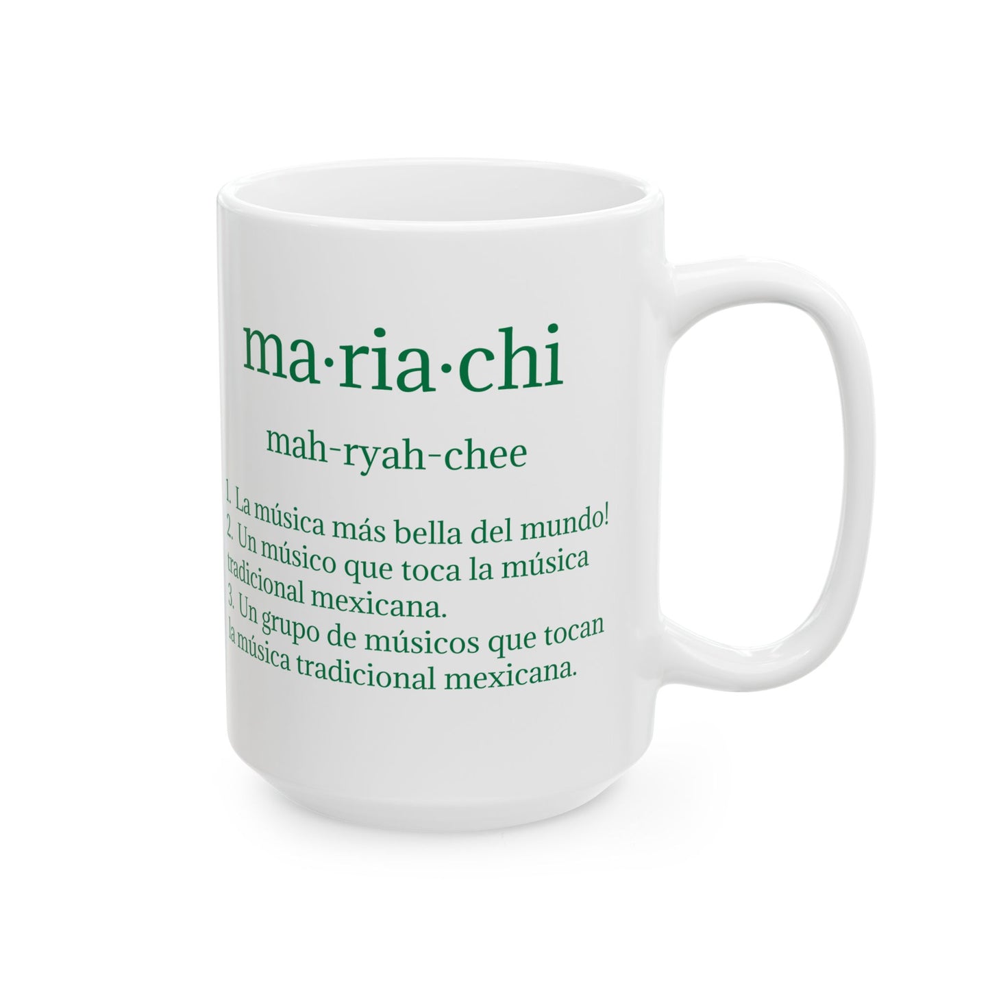 Mariachi Definition Ceramic Mug, (11oz, 15oz)