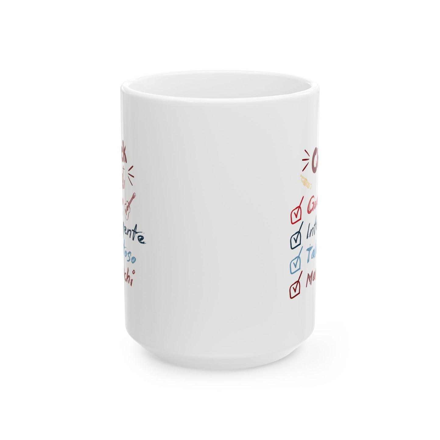 Checklist Guapo Ceramic Mug, (11oz, 15oz)