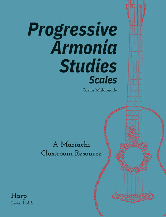 Progressive Armonia Studies Level 1 Scales Harp Hardcover