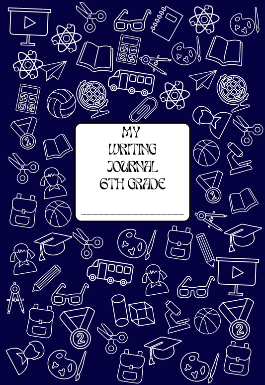 My Writing Journal 6th Grade Paperback