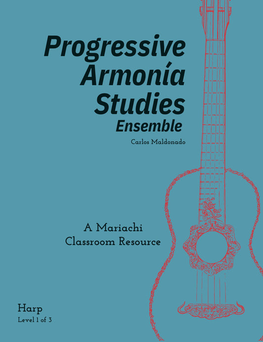 Progressive Armonía Studies Level 1 Ensemble Harp Hardcover Set
